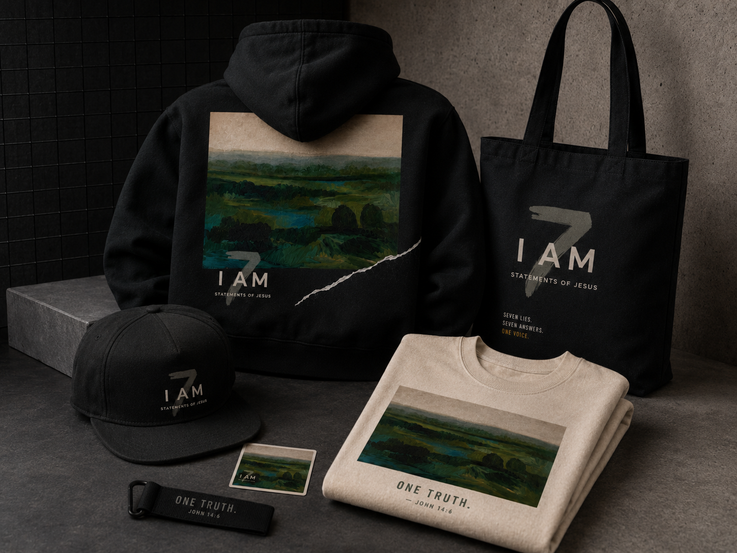 SEVEN, I AM merch
