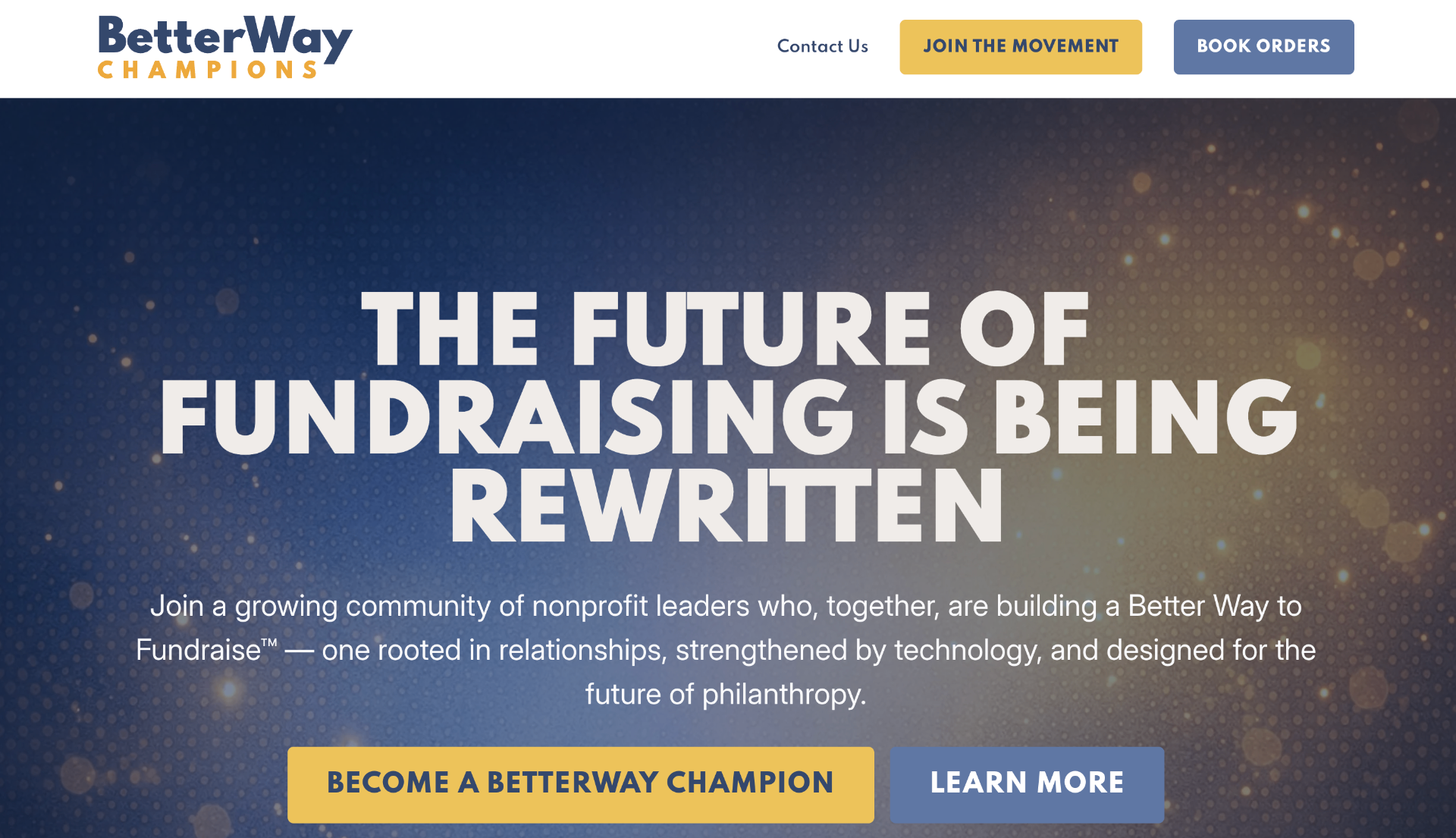 BETTER WAY CHAMPIONS — Book launch.